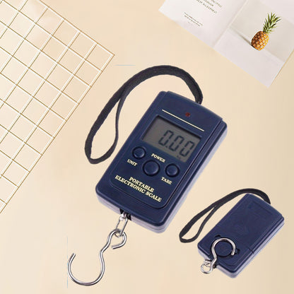 Portable 50kg Handheld Electronic Scale High Accuracy for Luggage Fish Travel Compact Design with Lanyard Hook Battery Powered Durable for Home Outdoor Use