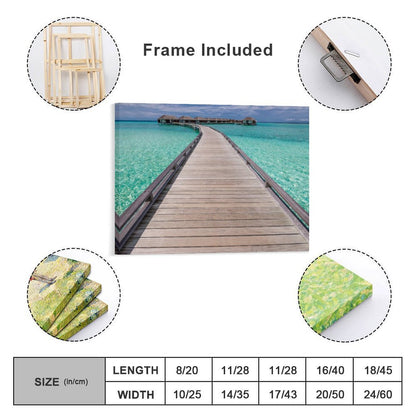 Complete Set Framed Canvas, Includes Hanging Hardware