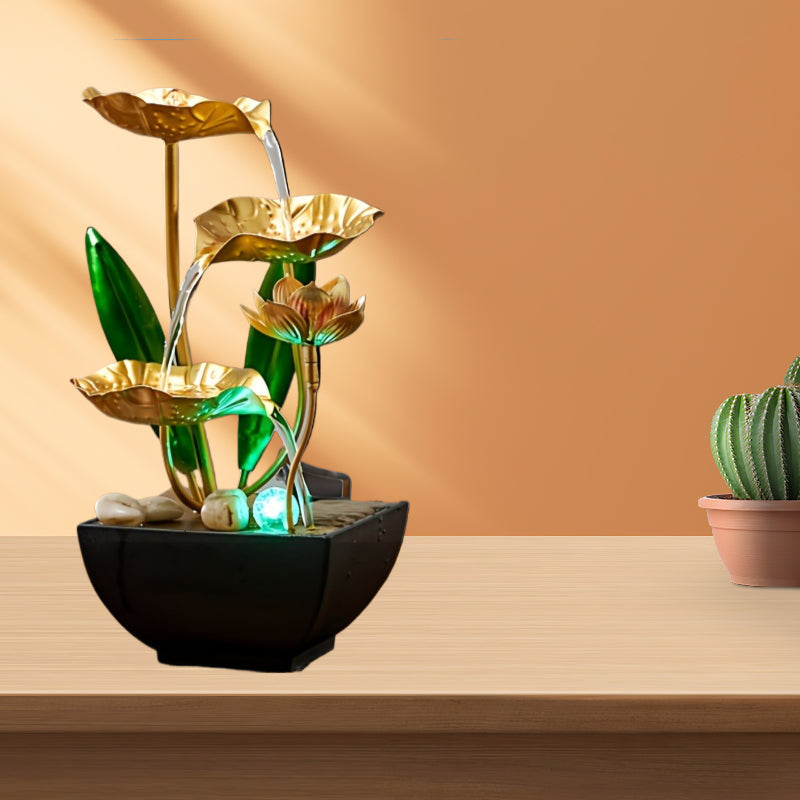 Small Automatic Indoor Fountain Humidifier for Living Room Bedroom Desktop Decor Relaxation Craft