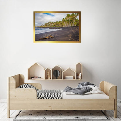 Tropical Beach Turtle Canvas Painting Wall Decoration-27