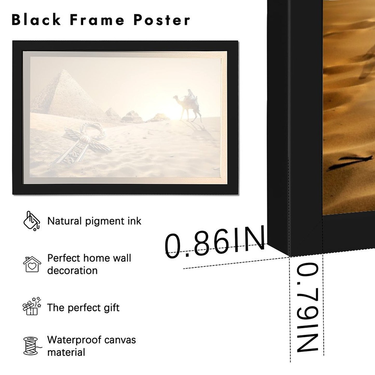 Wild Crocodile Canvas Painting for Living Room Decor-09