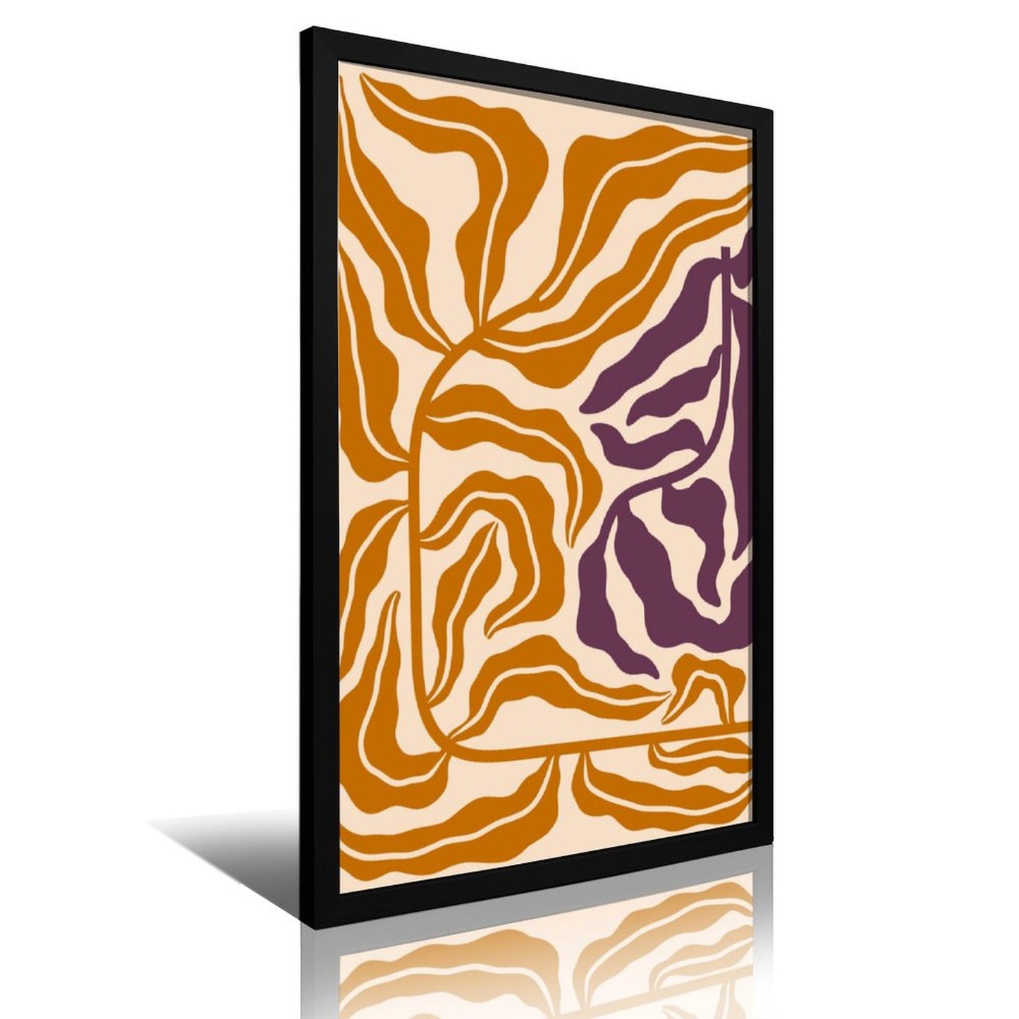 Modern plant line canvas art and frame murals 9