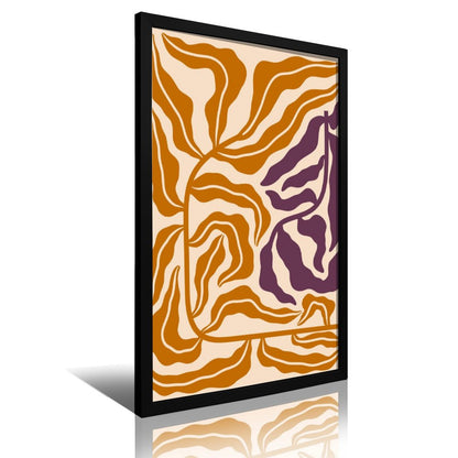 Modern plant line canvas art and frame murals 9