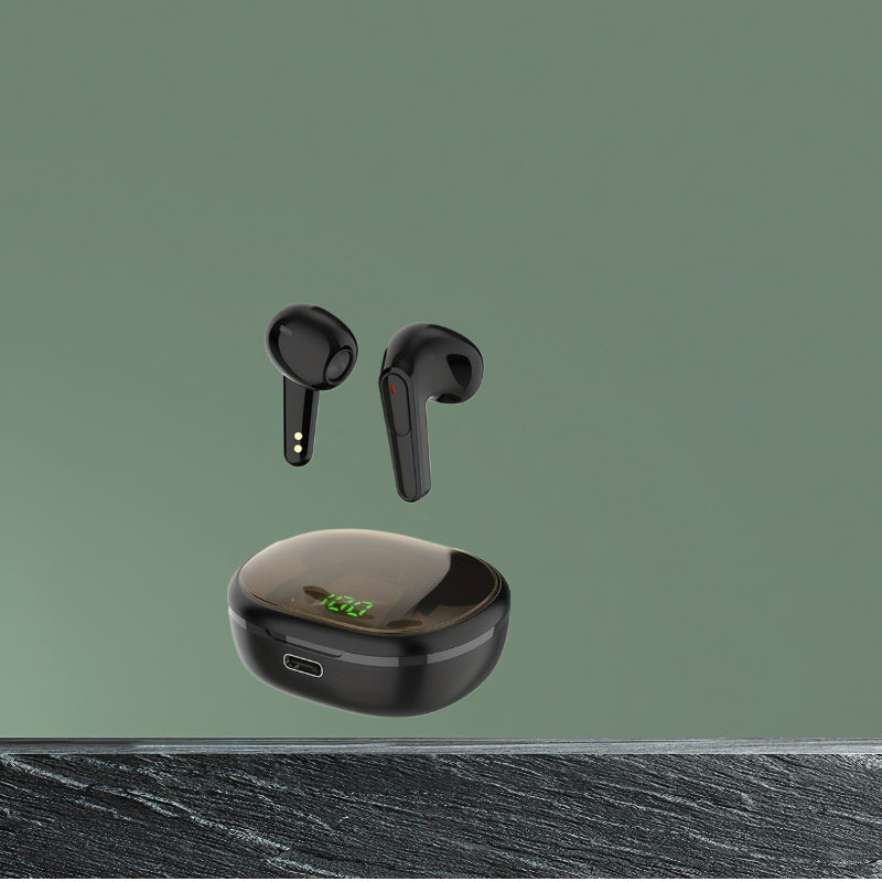 Latest 2025 Wireless Headphones In Ear with Display Touch Control TWS Earbuds for Sports Music Gaming IOS Android