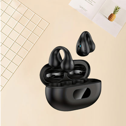 2025 New True Wireless Clip-On Sports Headset with HIFI Bass Stereo HD Calling for Android iPhone Gaming Halloween Gift