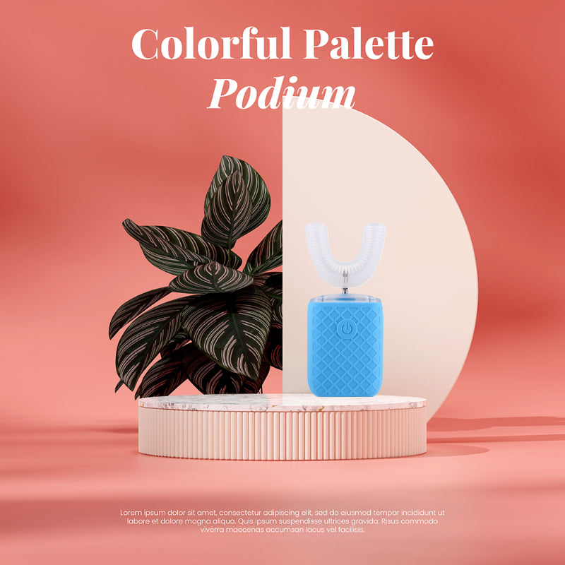 Smart Electric Toothbrush Effective Teeth Cleaning Soft Silicone Bristles Travel Friendly Perfect Gift for Family Friends Valentine's Day Father's Day