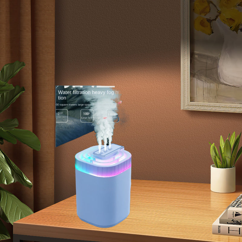 3L Silent Rhythm Humidifier Heavy Fog Mute Large Capacity for Home and Office Use