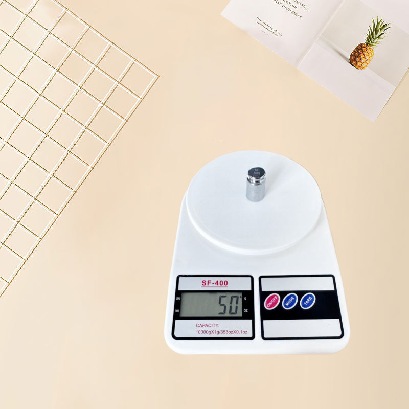 Digital Weighing Scale 10000g Capacity 1g Precision Electronic Kitchen Scale for Home Office Small Household