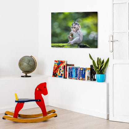 Wildlife Lemur Wall Picture Canvas Framed Artwork-06