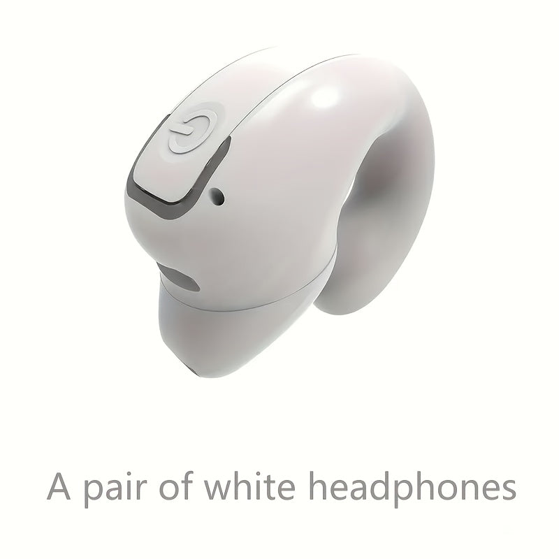 Wireless Bone Conduction Open Ear Clip Earbuds for Sports Running Cycling with Noise Cancelling Openear Design High Quality Sound Secure Fit