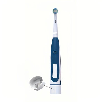 Round Head Rotating Electric Toothbrush Head Fast Cleaning Whitening Compatible with Oral-B Adult Brush Without Battery