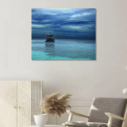 Ready-to-Hang Framed Painting, Easy Wall Mounting Kit