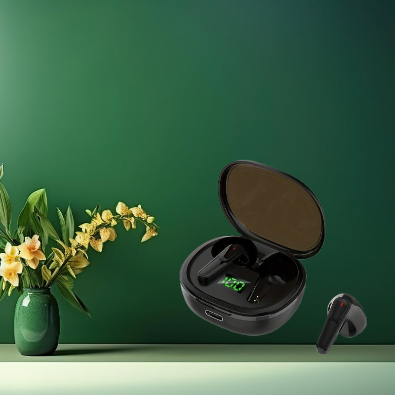 Latest 2025 Wireless Headphones In Ear with Display Touch Control TWS Earbuds for Sports Music Gaming IOS Android