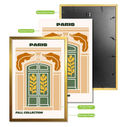 Paris Door Art Print – Fall Collection Modern Wall Decor- 6