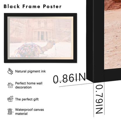 Nature Camel Canvas Print Wall Art for Living Room-06