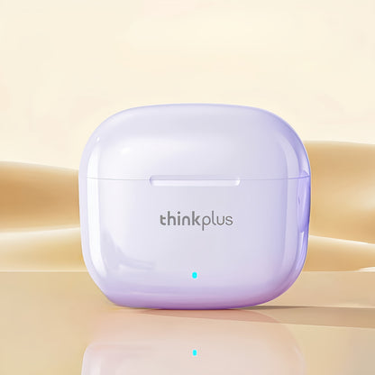 Lenovo LP40 Pro Wireless Headphones with Noise Cancelling Fast Charging Volume Control for PC Phone Gym Travel Sleek Design Condenser Microphone