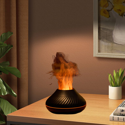 Premium Aromatherapy Humidifier with Soundwave Mist Sprayer 7-Color Ambient Lighting Essential Oil Diffuser for Home Office