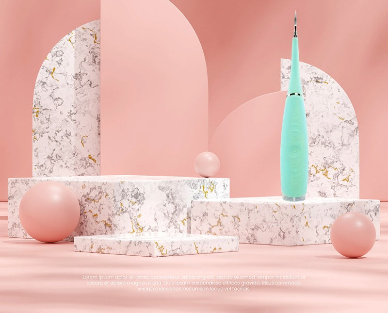 Professional Rechargeable Tartar Remover 5 Adjustable Modes Teeth Cleaning Device with Dental Rinse