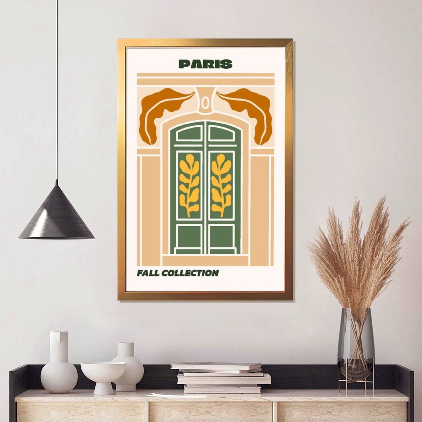 Paris Door Art Print – Fall Collection Modern Wall Decor- 6