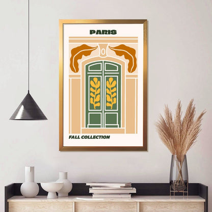 Paris Door Art Print – Fall Collection Modern Wall Decor- 6