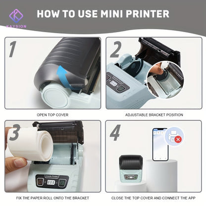 SK58 Portable Label Maker for Office Small Business Address Printing Highquality Thermal Printer Handheld Device Compact with 4030 Paper