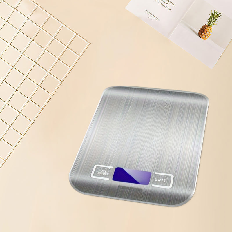 Multifunction Postal Scale 10kg 1g High Precision Stainless Steel Surface for Baking Cooking Weight Loss Keto Meal Preparation Office Multi-purpose Scales