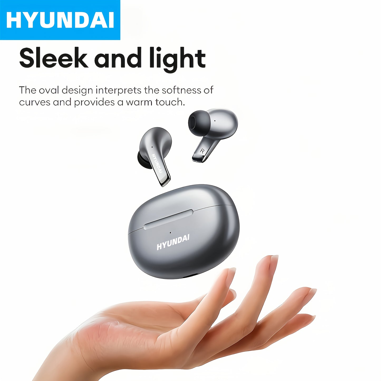 LP5 Wireless In-Ear Earphones Noise Reduction 5W High-Quality Sound 8H Playtime Sleek Metallic Finish Compact Design for Music Sports Commuting Type-C Charging