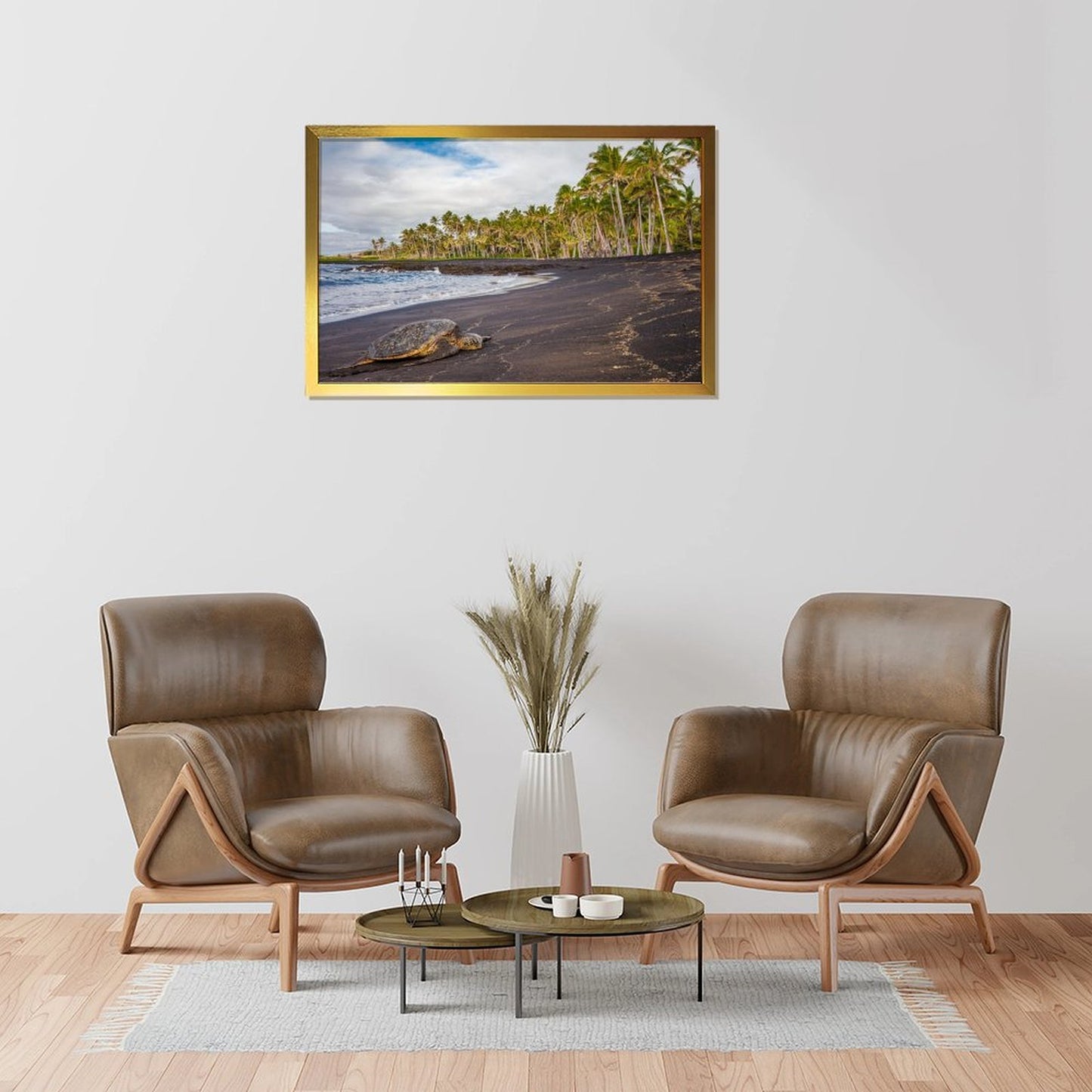 Tropical Beach Turtle Canvas Painting Wall Decoration-27