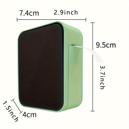 P15 label making machine Thermal label printer with adhesive tape Mini label machine Small handheld sticker making machine with multiple templates, used for office and home use,