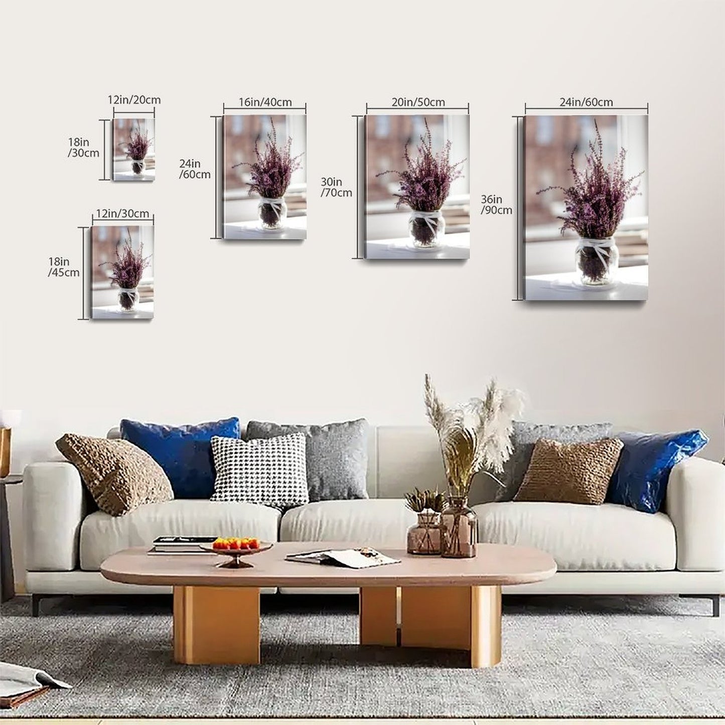 Stylish Floral Art Print for Office and Hotel 22