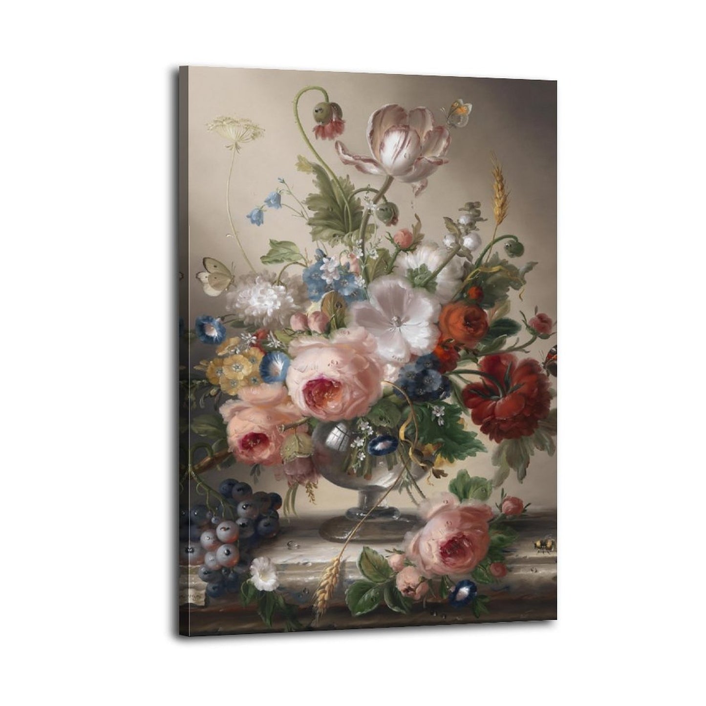Contemporary Flower Canvas Picture Frame Art 27