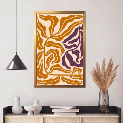 Modern plant line canvas art and frame murals 9