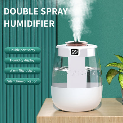 Large Mist Humidifier Ultra-Quiet USB High Capacity Perfect for Bedroom Office