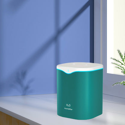 Portable Cool Mist Humidifier 2L USB Ultrasonic Humidifier With 2 Mist Modes 7-Color LED Light Auto Shut-Off For Home Office Travel