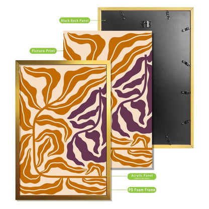 Modern plant line canvas art and frame murals 9