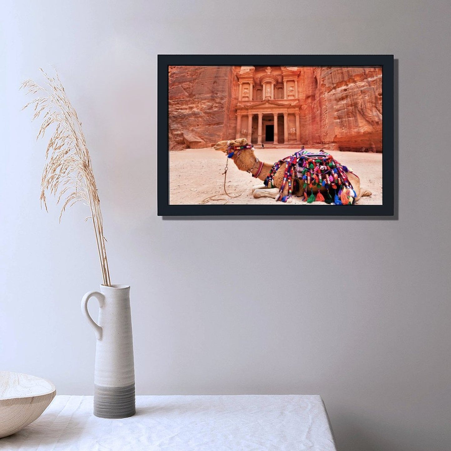 Nature Camel Canvas Print Wall Art for Living Room-06