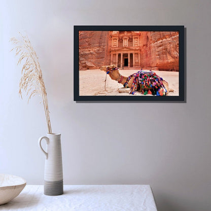 Nature Camel Canvas Print Wall Art for Living Room-06