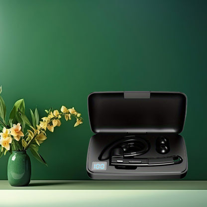 Wireless Business Headset 2025 Noise Reduction Stereo Headphones Hands Free with HD Microphone Universal Smartphone Compatible