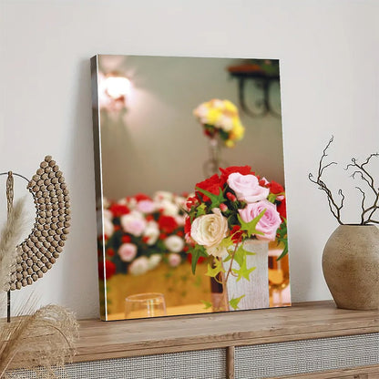 Relax in the room with rose flower paintings 11