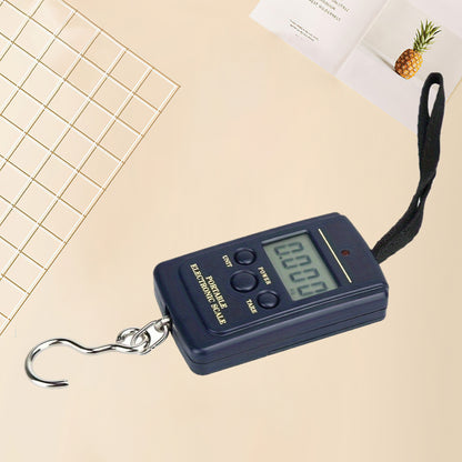 Portable 50kg Handheld Electronic Scale High Accuracy for Luggage Fish Travel Compact Design with Lanyard Hook Battery Powered Durable for Home Outdoor Use
