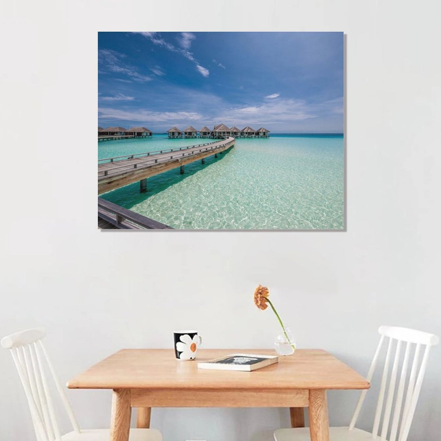 Stretch Canvas Prints with Wooden Frame, Ready to Hang