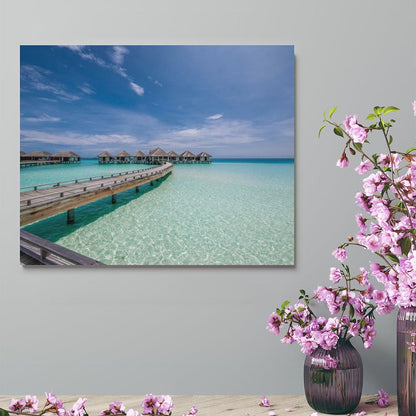 Stretch Canvas Prints with Wooden Frame, Ready to Hang