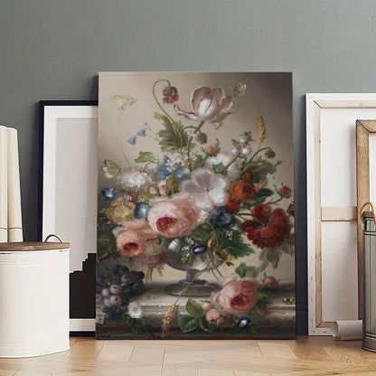 Contemporary Flower Canvas Picture Frame Art 27