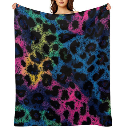 Cozy Anti-Pilling Blanket Artistic Leopard Design