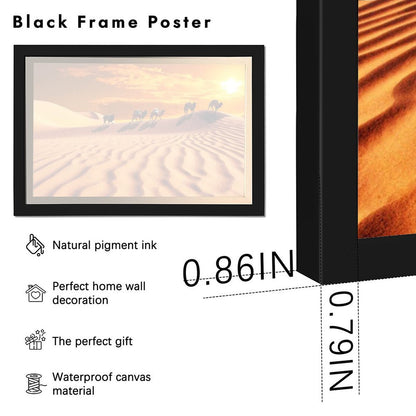 Wildlife Camel Canvas Painting Nature Wall Decoration-02