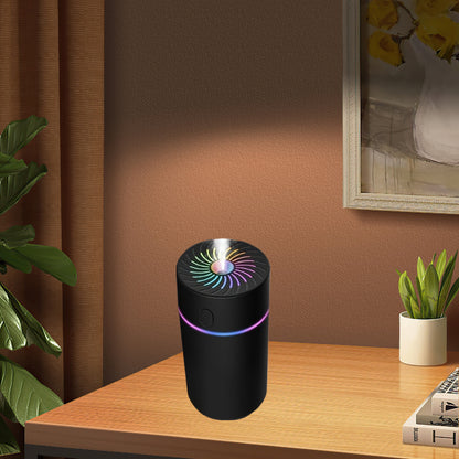 USB Mini Essential Oil Diffuser Smart Car Aroma Freshener with 7 Color Changing Lights for Cars Homes Travels Bedrooms Offices No Battery Needed