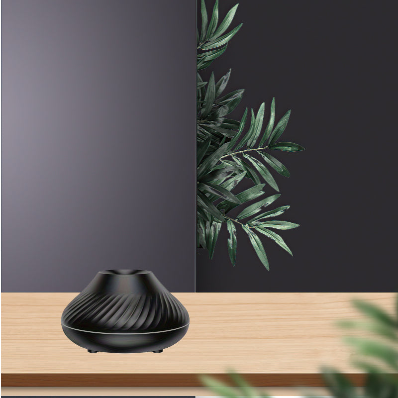 Premium Aromatherapy Humidifier with Soundwave Mist Sprayer 7-Color Ambient Lighting Essential Oil Diffuser for Home Office