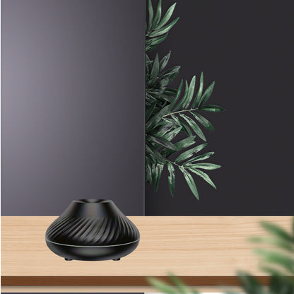 Premium Aromatherapy Humidifier with Soundwave Mist Sprayer 7-Color Ambient Lighting Essential Oil Diffuser for Home Office