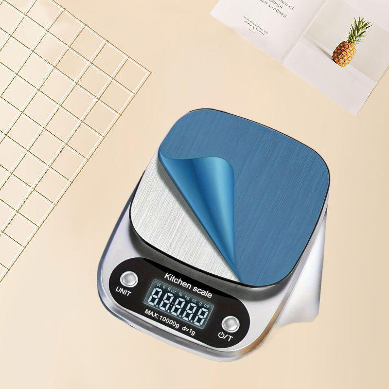 Stainless Steel Digital Kitchen Scale High Precision Grams Ounces Compact Design Perfect for Cooking Baking Meal Prep Ideal for Apartments Dorms Essential Back to School Tool Kitchen Essentials Modern Kitch