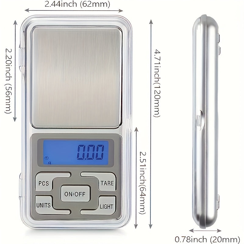 Stainless Steel Digital Kitchen Scale High Precision Grams Ounces Compact Design Perfect for Cooking Baking Meal Prep Ideal for Apartments Dorms Essential Back to School Tool Kitchen Essentials Modern Kitch